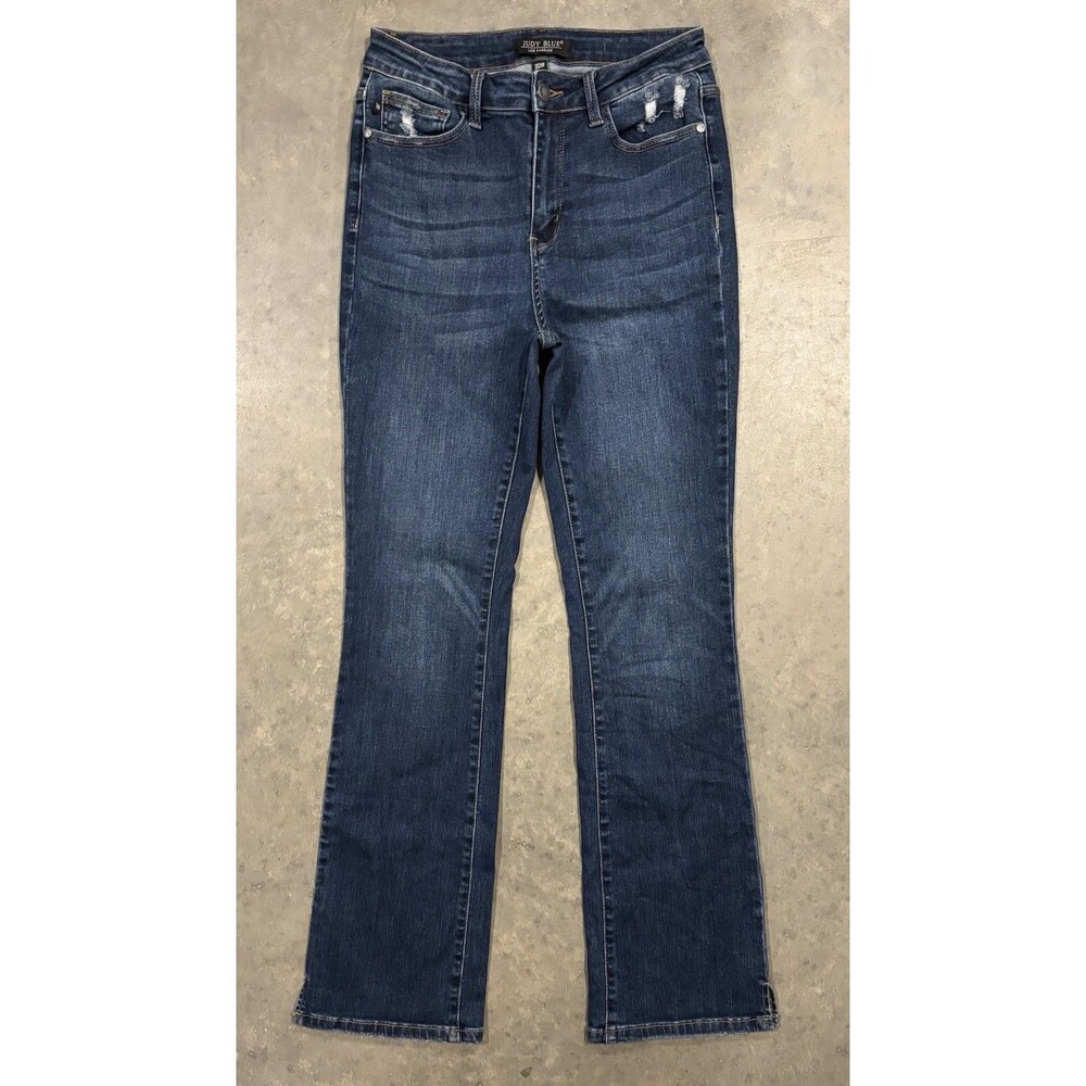 Judy Blue Straight Leg Jeans Women's Size 7/28 Stretch Denim High Rise